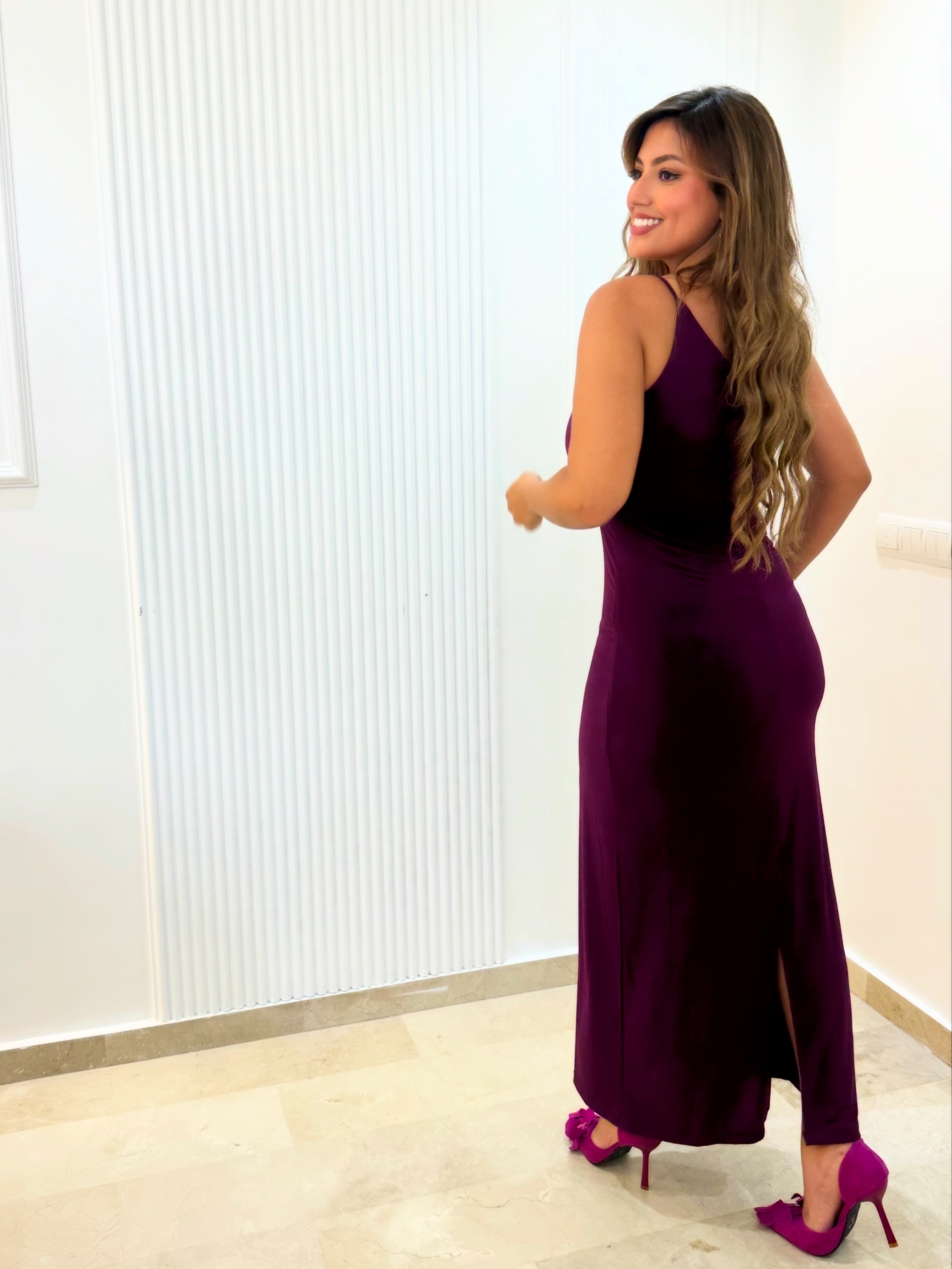 Robe Élégance Prune