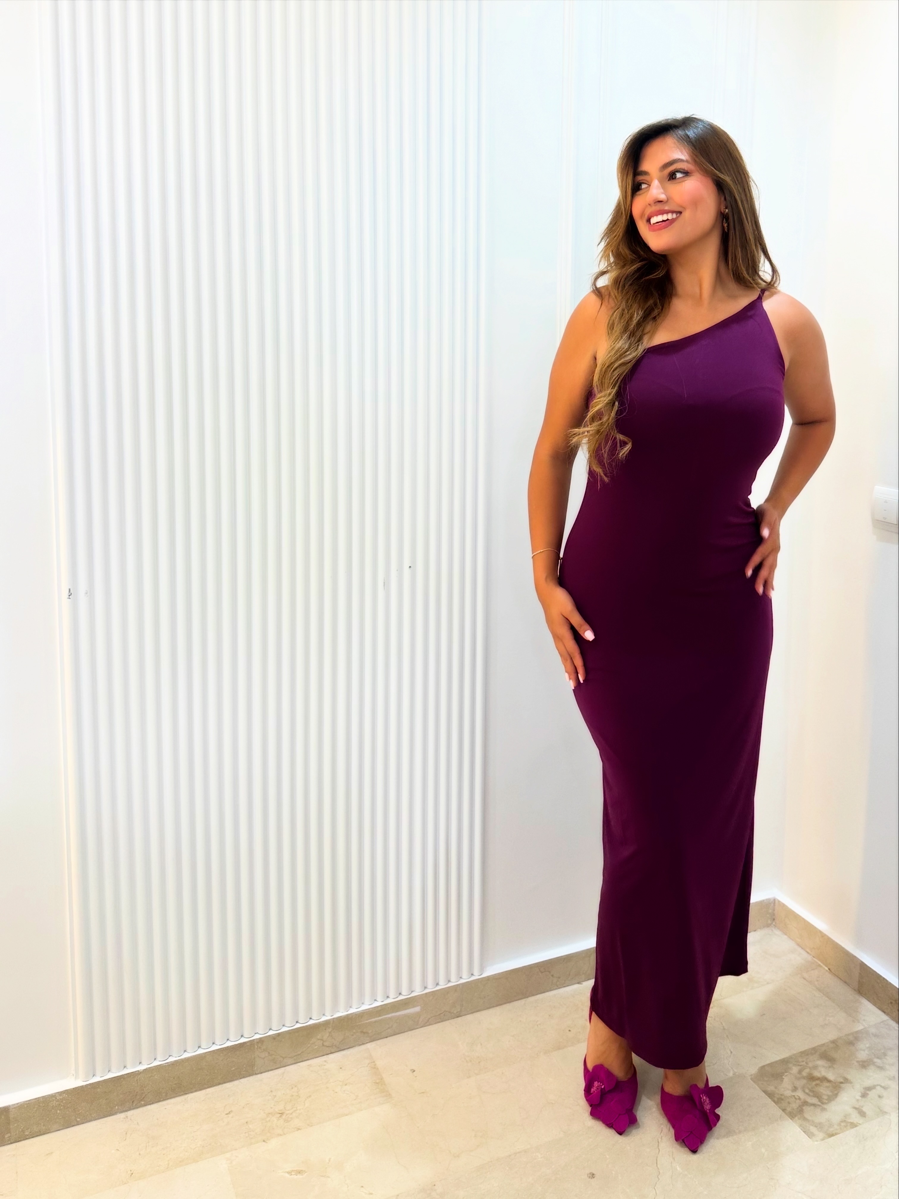 Robe Élégance Prune